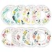Baby Closet Size Dividers, Set of 8 Nursery Baby Closet Clothes Dividers, Baby Nursery Toddler Clothes Size Organizer Dividers (Flower Pattern)