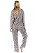 Casual Nights Women's Two Piece Button Up Fleece Pajama Set