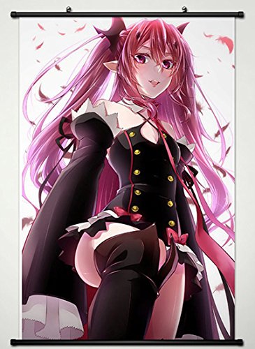 Wall Scroll Poster Fabric Painting For Anime Seraph of the End Krul Tepes 002