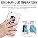 Phone Grip Lunies Phone Ring Holder Grip 3 in 1 with Car Mount for iPhone 7/7 Plus/6/6S/Plus Samsung S6 S7 Other Device and Case - Stick Tightly - One More Spare Hook Mount Sticker Black