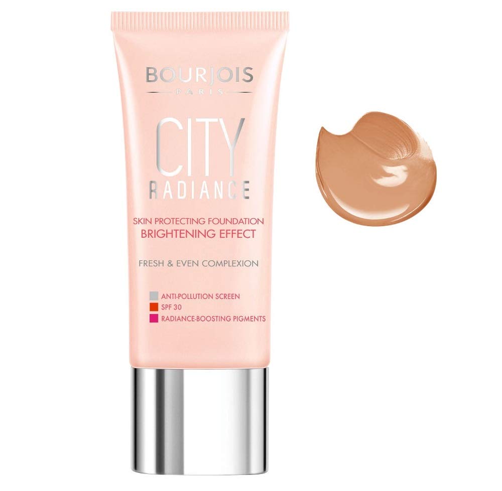 Bourjois City Radiance Medium Coverage Foundation 6 Light Tan, 3ml