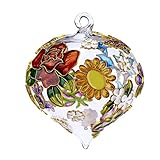 Kubla Crafts handmade Butterflies Flower Cloisonne