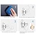 ilikable Suction Cup Hooks 4 Pack Heavy Duty Vacuum Suction Bathroom Wall Hooks Strong Towel Cloth Utensils Hanging Holder Hooks for Shower Bathroom Kitchen - Clear