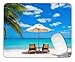 Idyllic White Beach in Front of The Turquoise Tropical sea Mouse pad Gaming Mouse pad Mousepad Nonslip Rubber Backing
