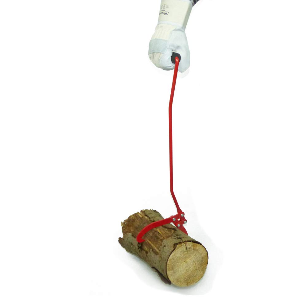SPARPACK 2 Stück VORLIEFERZANGE Handpackzange 190mm Klauenöffnung. Holzzange Handhebezange Holzgreifer Schleppzange 5