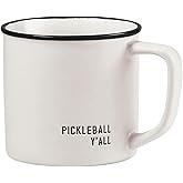 Santa Barbara Design Studio Pickleball Gift Coffee Cup Lili + Delilah Stoneware Coffee Mug, 16-Ounce, Pickleball Ya'll