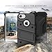 ZIZO Bolt Series for iPhone SE (3rd and 2nd gen)/8/7 Case with Screen Protector Kickstand Holster Lanyard - Gun Metal Gray