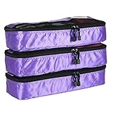 Born to Venture Slim Travel Packing Cubes 3-Pc Value Set