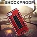 XIQI Compatible with iPhone 7 Case iPhone 8 Case with Kickstand Anti-Slip Shockproof Impact Defender Heavy Duty Amror Hybrid Slim Dual Layer Case Cover for iPhone 7 / iPhone 8 4.7 inch Case,Red Black
