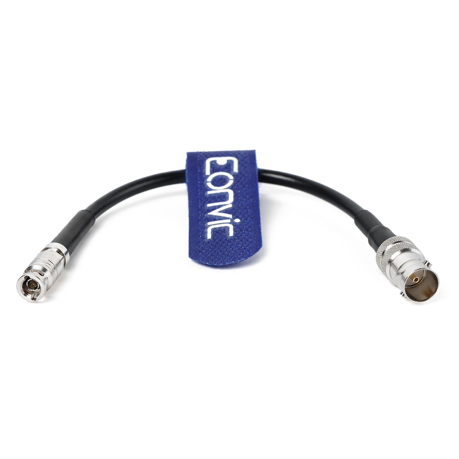 Eonvic Micro BNC Male to BNC Female Coaxial Cable for Video Assist 5" 3G Blackmagic Design Monitors 6G HD SDI Video Cable 15CM