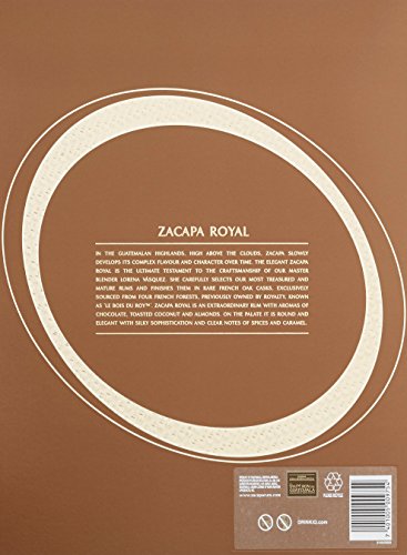 Zacapa Ron Royal | Ultra-Premium-Rum | Exquisiter Klassiker Aus Südamerikanischem Hause | In Edler Geschenkverpackung | Gereift Im Hochland Guatemalas | 45% Vol | 700ml Einzelflasche | – Bild 6