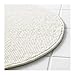 Ikea White Supersoft Bath Shower Mat Rug Bathmat Bathroom Floor Round, 22.5