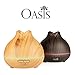 OASIS Essential Oil Diffuser (400ml) - Best Rated Aromatherapy Diffuser - Cool Mist Humidifier with Adjustable Mist Mode and 7 Color Changing LED Lights - Luxury Auto Shut-Off Ultrasonic Humidifier