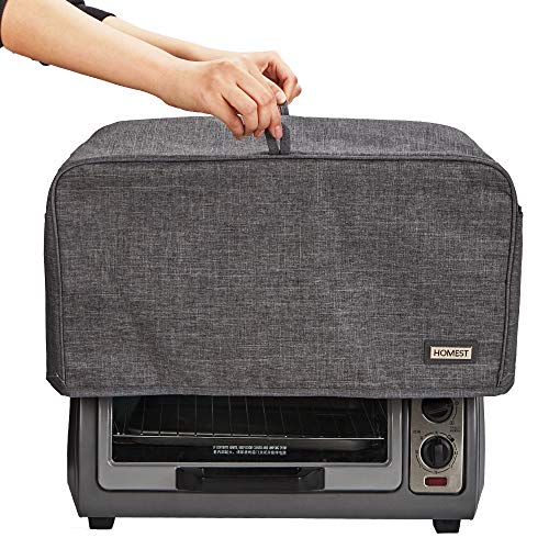 HOMEST Toaster Oven Dust Cover with Accessory Pockets Compatible with