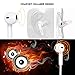 Walker(TM) New Version Wireless Bluetooth 4.1 Sports Headphones Earphones Headsets Music Stereo Microphone for iPhone 6 6 plus 5S 4S Galaxy S6 S5 and iOS Android Smartphones(White)