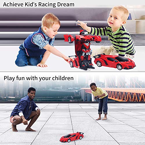 Remote Control Car Transforming Robot, Transform RC Car Robot with One