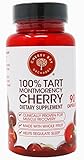 CherryPURE 100% Tart Montmorency Cherry Antioxidant Supplement Capsules - 90 count ~ 3 Month Supply