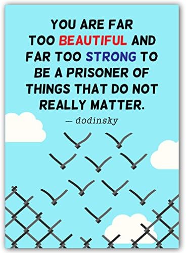 Escape From The Prison You Yourself Built — Inspirational and Decorative Quotable Magnet
