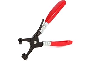 Aleric Hose Clamp Pliers, Automotive Hose Clamps Pliers Repair Tool with Swivel Flat Band for Removal and Installation of Ring or Flat Type Hose Clamps, Spring Clamp Pliers Hose Clamp Removal Tool