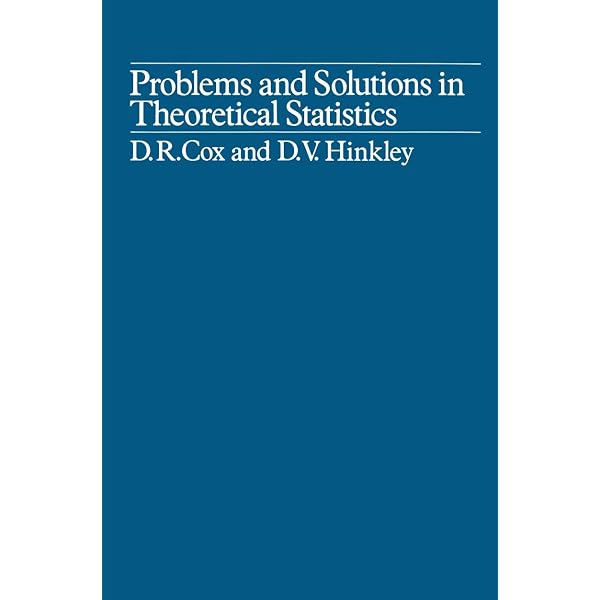 Amazon.com: Theoretical Statistics (Volume 0): 9780412161605: Cox