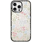 CASETiFY Impact Case for iPhone 16 Pro Max [Slim / 8.2 ft. 4X Military Grade Drop Protection/Wireless Charging Compatible] - Eleanor - Clear Black