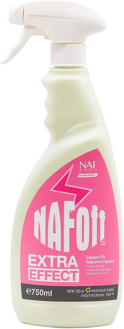 NAF Off Extra Effect Fly Spray 750ml Natural Insect Repellent for Horses