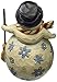 Enesco Jim Shore Heartwood Creek Mini Snowman with Winter Scene Figurine, 3.5