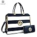 Dasein Women Purses and Handbags Top Handle Satchel Bags Large Shoulder Work Bag Tote with Wallet