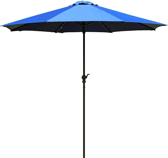 Terrassenschirm für den Sommer, großer freistehender Sonnenschirm für