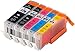 Blake Printing Supply 5 Pack Ink Cartridges for 270XL 271XL PIXMA MG5720 MG5721 MG5722 MG6820 MG6821 1 Small Black, 1 Cyan, 1 Magenta, 1 Yellow, 1 Big Black.