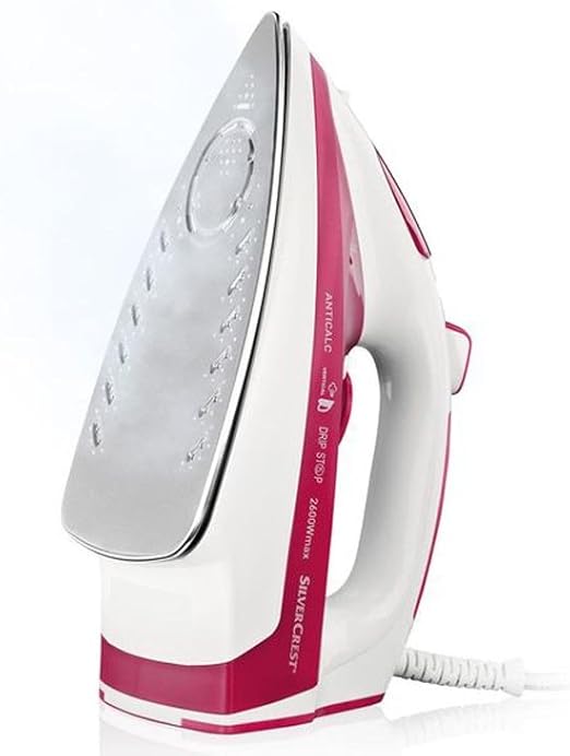 Plancha de vapor sdbe 2600 W, A1, incluye entrada Taza rosa ...