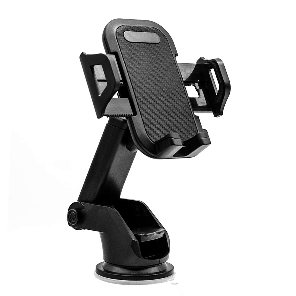 Sonkir Car Phone Mount, Dashboard & Windshield Cell Phone Holder Stand with One-Touch Design 360° Rotation Car GPS Cradle for iPhone, Galaxy, Google Nexus, LG, Huawei and More (2018 Upgrade)