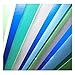 Bluish Foil Paper 90 Sheets Pack, Origami Folding Paper Metallic Blue Colors, 5.9