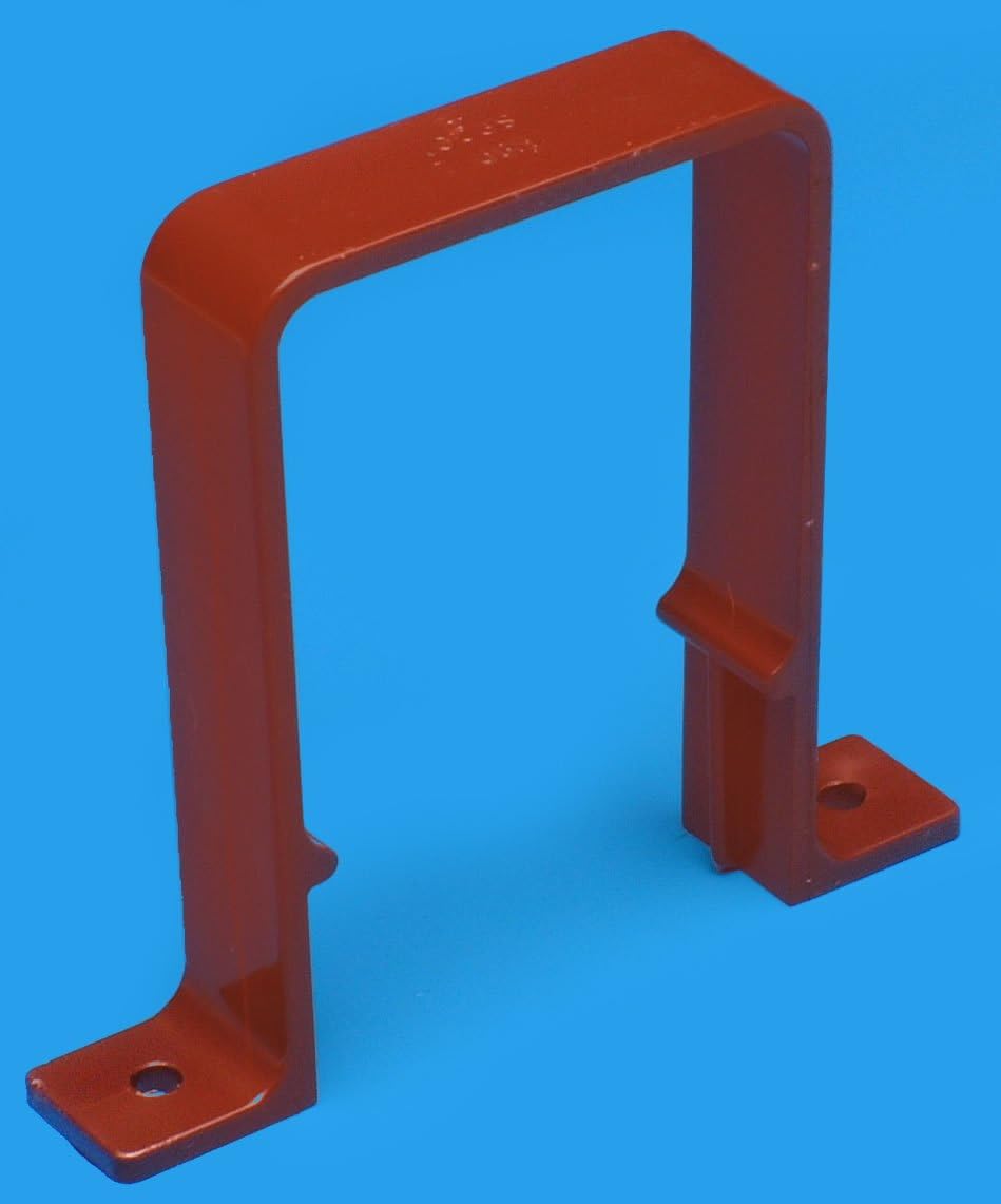 Hepworth SP20 BROWN STAND OFF BRACKET for 65mm square downpipe