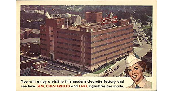 Chesterfield L M And Lark Cigarette Factory Durham North Carolina Nc Original Vintage Postcard At Amazon S Entertainment Collectibles Store