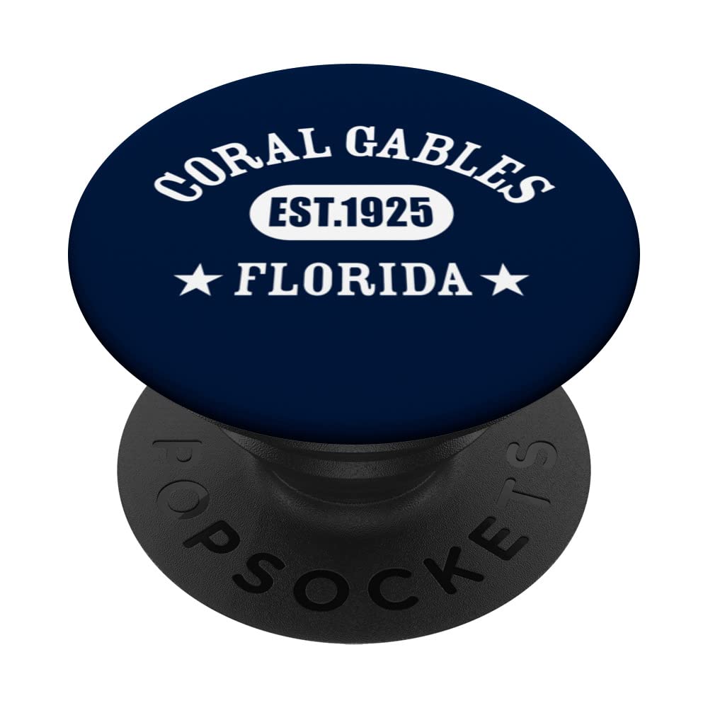 CORAL GABLES FL Classic Athletic Design PopSockets Swappable PopGrip