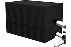 EDIBIN Pool Heater Cover,Pool Heat Pump Cover for Hayward,Pool Pump Equipment Cover for Winter,Heavy Duty 600D Oxford Outside Units Pool Heat Pump Cover