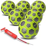 GoSports Elite Futsal Ball 6 Pack - Great for Indoor or Outdoor Futsal Games or Practice â€“ Choose Between Single or Six Pack - Includes Pump