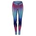 GBSELL Fashion Women Camouflage Dot Printed Yoga Workout Sport Leggings Pants (Multicolor Dot, M)