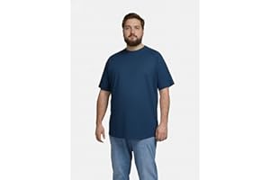 Men's Big and Tall Quick-Dry T-Shirt, Plus Size Short Sleeve Athletic Tee, Loose Fit Performance Workout Top for Large Men