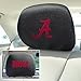 FANMATS 12607 Alabama Crimson Tide Embroidered Head Rest Cover Set - 2 Pieces