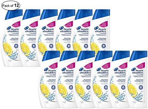 Head & Shoulders Citrus Breeze Scent Shampoo -400 ml (Pack of 12)