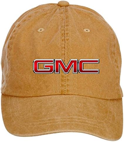 ZLXWQH SHOW GMC Logo Cotton Washed Baseball Cap Velcro Adjustable One Size ColorName Hat Cap