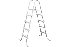SYAGNOS Above Ground Pool Ladder, Heavy Duty Luxury Pool Ladder, Corrosion Resistant Metal Frame, Suitable for Pools up 48 Inches tdeep Above Ground, Easy to Assemble and Climb,Anti Slip