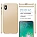 Case Compatible iPhone Xs Max Hard PC Protective Scratchproof Cover Compatible iPhone XR/Xs (Gold, iPhone Xs Max)