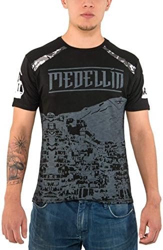 Miguelo Romano Men's Comune 13 Barrio Black Tee (Small)