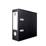 NUOBESTY A5 Size Black Plastic Lever Arch File