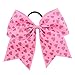 YHXX YLEN 8 Pcs 8 inch Large Colorful Bow Hairpin Girls Bows with Rope Hair Bows