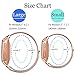 KingAcc Compatible Fitbit Ionic Bands, Milanese Stainless Steel Mesh Metal Replacement Band for Fitbit Ionic, Magnetic Clasp Lock Wristband Strap Women Men (1-Pack, Rose Gold, Small)