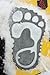 Toejamr Snowboard Stomp Pad - Bigfoot YETI - Gray